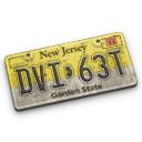 New Jersey License Plate Icon, New Jersey License Plate,War of the Worlds,Movie & TV,