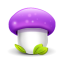 mushroom purple Icon, mushroom purple,Mushrooms,Nature