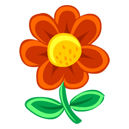 Red Flower Icon, Red Flower,Nature,Nature