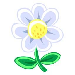 White Flower Icon, White Flower,Nature,Nature