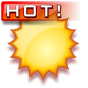 Hot Icon, Hot,Weather,Nature,
