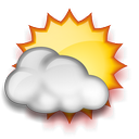 Mostly Sunny Icon, Mostly Sunny,Weather,Nature,