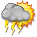 Risk of Thunders Icon, Risk of Thunders,Weather,Nature,