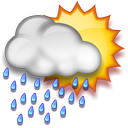 Scattered T-Storms Icon, Scattered T-Storms,Weather,Nature,