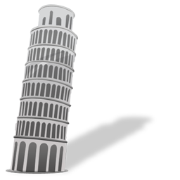 Leaning tower of pisa Icon, Leaning tower of pisa,World Places,Nature