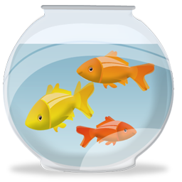 Fish bowl Icon, Fish bowl,Aquatic,Object