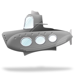 Submarine Icon, Submarine,Aquatic,Object
