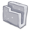 Folder gray Icon, Folder gray,Bedrock Icons,Object
