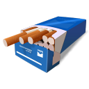 Cigarretes Blue Icon, Cigarretes Blue,City,Object