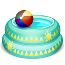 Kiddie Pool Full Icon, Kiddie Pool Full,Garbage In, Garbage Out,Object,