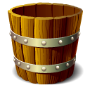 Wooden Bucket Empty Icon, Wooden Bucket Empty,Garbage In, Garbage Out,Object,