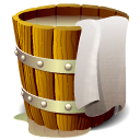 Wooden Bucket Full Icon, Wooden Bucket Full,Garbage In, Garbage Out,Object,