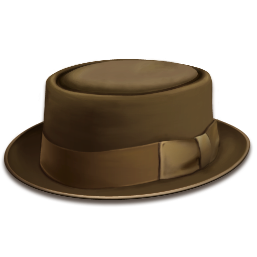 hat brown Icon, hat brown,Hat,Object,http://LoafNinja.deviantart.com/art/Hat-Icon-80471737