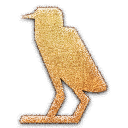 w Quail Embossed Icon, w Quail Embossed,Hieroglyphica,Object,
