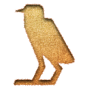 w Quail Inserted Icon, w Quail Inserted,Hieroglyphica,Object,