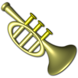 Trumpet Icon, Trumpet,Instruments,Object