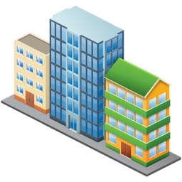 City Icon, City,Large Home,Object