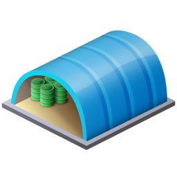 Hangar Icon, Hangar,Large Home,Object