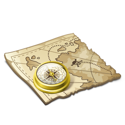 Treasure map Icon, Treasure map,Pirates,Object