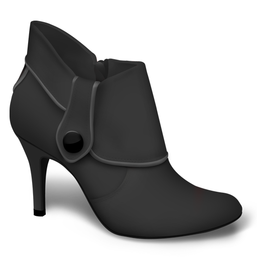 Shoe512 Black Icon, Shoe512 Black,Pump It Up,Object,http://mgilchuk.deviantart.com/art/Pump-It-Up-78267718