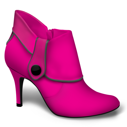 Shoe512 pink Icon, Shoe512 pink,Pump It Up,Object,http://mgilchuk.deviantart.com/art/Pump-It-Up-78267718