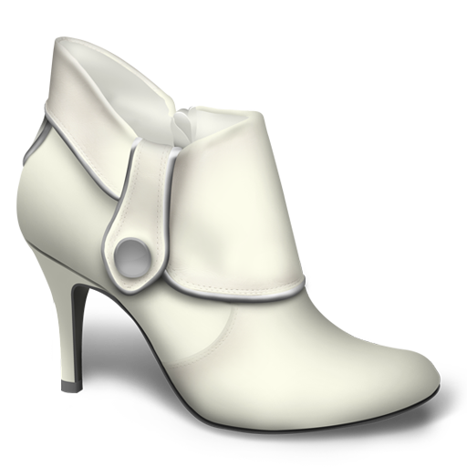 Shoe512 white Icon, Shoe512 white,Pump It Up,Object,http://mgilchuk.deviantart.com/art/Pump-It-Up-78267718