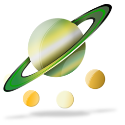 Saturn Icon, Saturn,Space,Object,