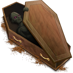 Coffin Open Icon, Coffin Open,Trick or Trash,Object,