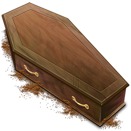 Coffin Icon, Coffin,Trick or Trash,Object,