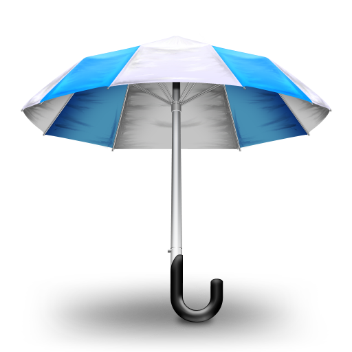 Umbrella Blue Icon, Umbrella Blue,Umbrella icon,Object,http://iirojappinen.deviantart.com/art/Umbrella-icon-94337979