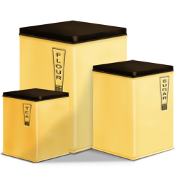 Containers Icon, Containers,Vintage Kitchen,Object