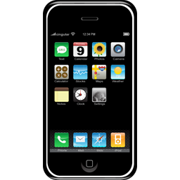 Apple iPhone Icon, Apple iPhone,Mobile Device,Phone,