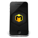 iPhone Black Musett Icon, iPhone Black Musett,iPhone 4,Phone