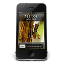 iPhone Black W1 Icon, iPhone Black W1,iPhone 4,Phone