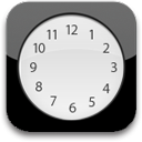 Clock Blank Icon, Clock Blank,iPhone icons,Phone,http://joshladella005.deviantart.com/art/iPhone-icons-91004527