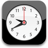 Clock Icon, Clock,iPhone icons,Phone,http://joshladella005.deviantart.com/art/iPhone-icons-91004527