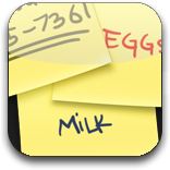 Stickies Icon, Stickies,iPhone icons,Phone,http://joshladella005.deviantart.com/art/iPhone-icons-91004527