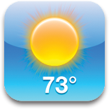 Weather Icon, Weather,iPhone icons,Phone,http://joshladella005.deviantart.com/art/iPhone-icons-91004527