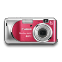 Powershot A430 Rouge Icon, Powershot A430 Rouge,Canon Digital Camera,Photographic
