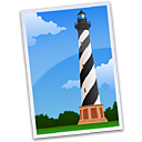 Cape Hatteras Icon, Cape Hatteras,NC Lighthouses,Photographic,