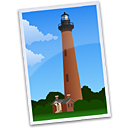 Currituck Beach Icon, Currituck Beach,NC Lighthouses,Photographic,