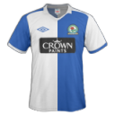 Blackburn Rovers Home Icon, Blackburn Rovers Home,Premier League 2010,Sport