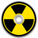 NUCLEAR CD Icon, NUCLEAR CD,ALIVE SKULLS ICONS PACK2,System,http://rhc.deviantart.com/art/ALIVE-SKULLS-ICONS-PACK2-33427261