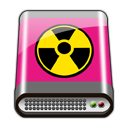 PINK HD NUCLEAR Icon, PINK HD NUCLEAR,ALIVE SKULLS ICONS PACK2,System,http://rhc.deviantart.com/art/ALIVE-SKULLS-ICONS-PACK2-33427261