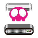 PINK SKULLY TRANSPARENT HD Icon, PINK SKULLY TRANSPARENT HD,ALIVE SKULLS ICONS PACK2,System,http://rhc.deviantart.com/art/ALIVE-SKULLS-ICONS-PACK2-33427261