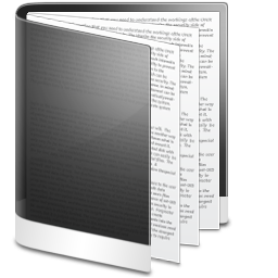 Folder Black Doc Icon, Folder Black Doc,Aeon,System