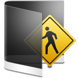Folder Black Public Icon, Folder Black Public,Aeon,System