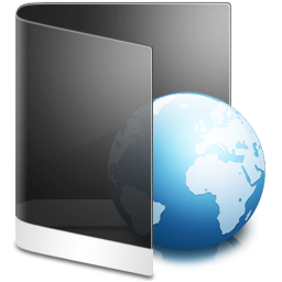 Folder Black Web Icon, Folder Black Web,Aeon,System