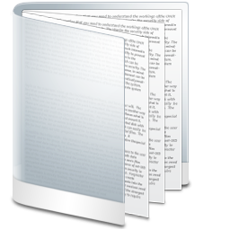 Folder White Doc Icon, Folder White Doc,Aeon,System