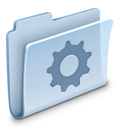 Gear Folder Icon, Gear Folder,Agua Extras vol. 1,System,